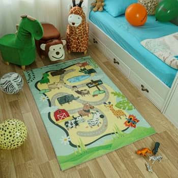 Zooturak Çocuk Odası Halısı Bütün Hayvanlar için detaylı bilgi göster Zooturak Çocuk Odası Halısı Bütün Hayvanlar resmi