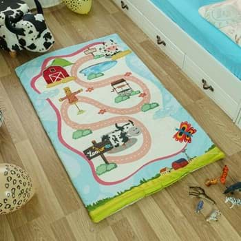 Zooturak Peluş Çocuk Matı İnek Benekli için detaylı bilgi göster Zooturak Peluş Çocuk Matı İnek Benekli resmi