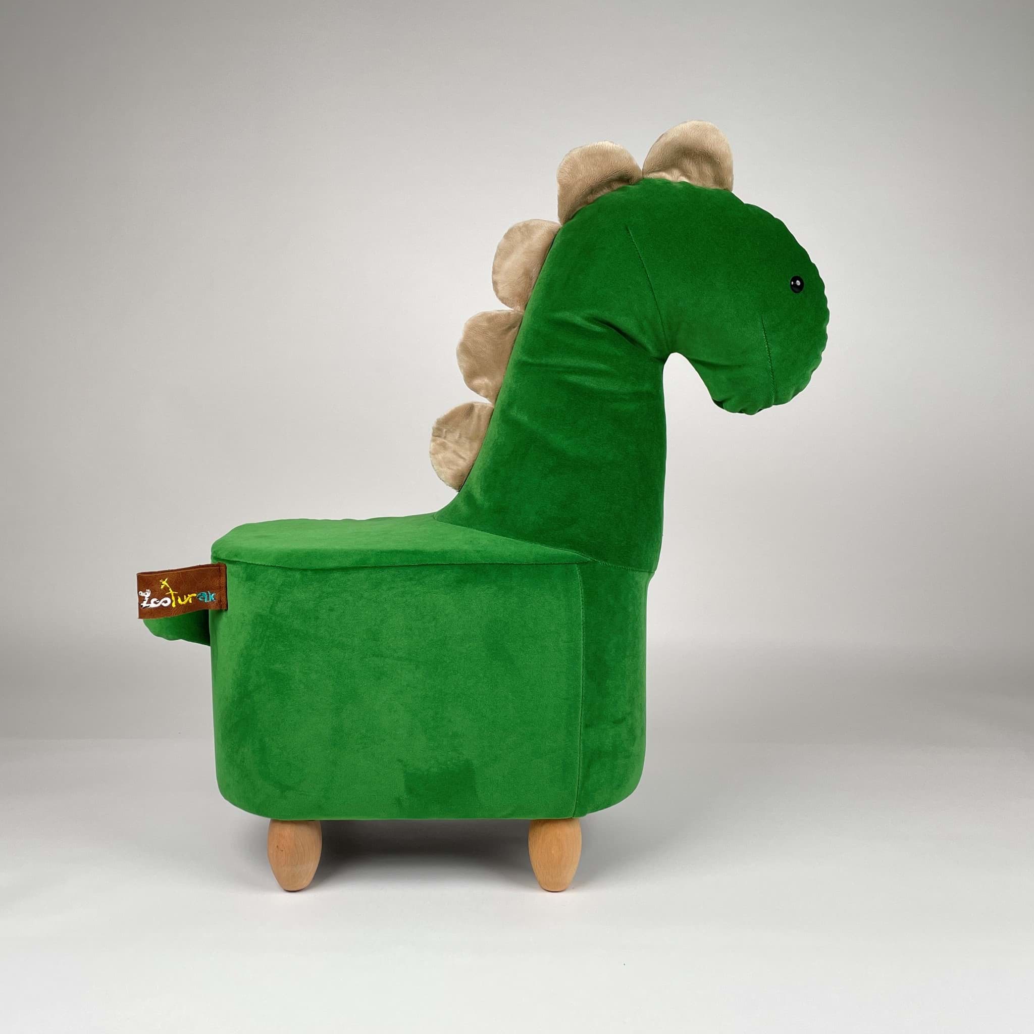 Dinazor Dino Hayvanlı puf çocuk koltuğu resmi